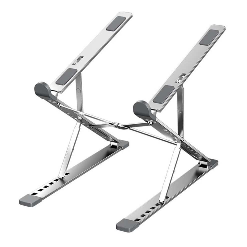 Aluminum Alloy Folding Laptop Holder Ergonomic Adjustable Notebook Stand For Home Office Desktop Use 9382693680983