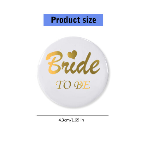 Badges de mariée/équipe de-Ensemble de 12 pièces de type C 2