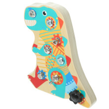 5Sets Kindvriendelijk Schroef- En Moer Speelbord Van Hout - Educatief