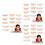 36Pièces Dents Factices Halloween Multicolores PVC Accessoires Cosplay 4