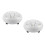 2St Wit Staal Hand Drum Kinderinstrument Creatief Percussiespel 7