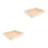 2Pcs Puzzle Sorting Trays Wooden Beige Stackable Puzzle Accessories 9