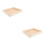 2Pcs Puzzle Sorting Trays Wooden Beige Stackable Puzzle Accessories 4