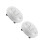2St Wit Staal Hand Drum Kinderinstrument Creatief Percussiespel 6