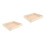 2Pcs Puzzle Sorting Trays Wooden Beige Stackable Puzzle Accessories 5