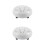 2St Wit Staal Hand Drum Kinderinstrument Creatief Percussiespel 3