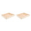 2Pcs Puzzle Sorting Trays Wooden Beige Stackable Puzzle Accessories 6