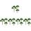 25Pz Mini Alberi Da Modello in Per Decorazioni E Scene 7