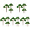 25Pz Mini Alberi Da Modello in Per Decorazioni E Scene 4