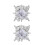 Clips d'oreille en forme d'étoile en Zircon, élégants, 1