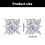 Clips d'oreille en forme d'étoile en Zircon, élégants, 3