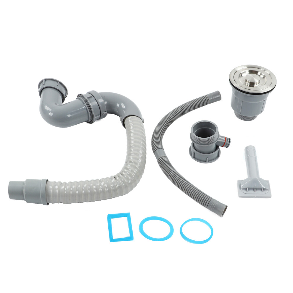 Flexible Drain Pipe, Expandable And Bendable Design Stainless Steel, Pp, Pvc Universal Sink Drain For Wash Basins, Sinks, Tubs, And More (Ideal 9004841903309