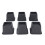 Stackable Plastic Risers, Adjustable Bed Risers, Heavy Duty Furniture Risers - Under-Bed Storage Creators For Enhanced Organization, Black (3 Inch) 3