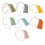 Collier porte-lunettes de soleil tendance, accessoire-Vert 3