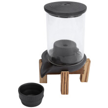 Ceramic Zen Backflow Smoke Incense Holder for Fresh Air, Calm Nerves, Decoration, Aromatherapy in Home, Bedroom, Living Room, Office, Yoga, Sauna,
