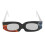 10Pcs Solar Eclipse Eye Protection Glasses with Orange Sun View 14