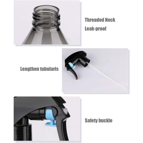 Leak Proof Gardening Bottle, Fine Mist Spray for Versatile Application, Comfortable Use with Adjustable Nozzle, High Quality Materials, 2 Pack 2