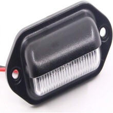 LED-kentekenplaatverlichting voor vrachtwagens, hoge kwaliteit en helder licht, 6-SMD waterdichte lamp, eenvoudige installatie en breed toepasbaar