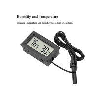 Comfort Indicator Hygrometer Thermometer, Indoor Outdoor Humidity Meter Gauge With Compact Display And Multiple Placement Options