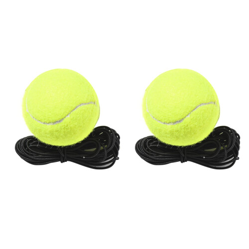 Tennis Trainer TwoPiece Practice Kit With String For SinglePlayer Tennis Practice