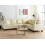 Beliani Corner Sofa 6 Seater STOCKHOLM Leather Light Beige Left Hand 2