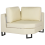 Beliani Corner Sofa 6 Seater STOCKHOLM Leather Light Beige Left Hand 6