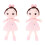 2St Knuffelbare Roze Pluchen Voor Peuters Decor 4
