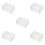 15St Compacte Cassette Tape Houder Doorzichtig ABS Plastic Opslag 4