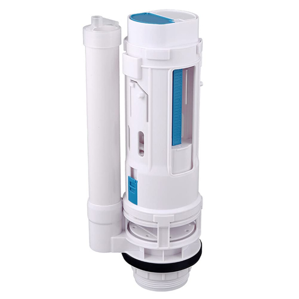 Toilet Drain Valve Double Button Dual Flush Water Saving Chrome For Ideal Cistern Tank 29Cm 9347817998818