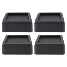 Stackable Bed Riser Blocks 2 Inch Heavy-Duty Furniture Elevation Lifters Sturdy Design Storage Maximization Ergonomic Furniture Enhancer for Home Dorm