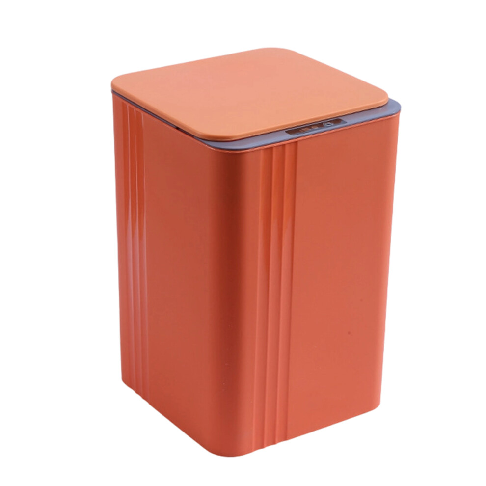 Touchless Smart Garbage Bin, Motion Sensor Trash Can With Quick Response And Silent Opening For Home Office Kitchen Bathroom, Damping And Slow-Down Te 9148971857290