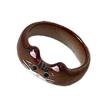 Modieuze ring met kattenthema en emailledetails Valentijnsdag-3