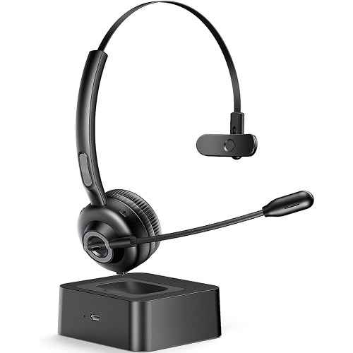Professional Wireless Headset AI Noise Cancellation Seamless Multitasking 1