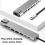 Ευέλικτος σταθμός σύνδεσης USB C Hub, προσαρμογέας πολλαπλών θυρών για απρόσκοπτη 3