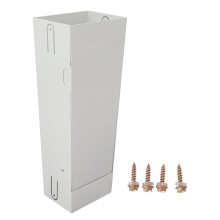 Sustainable Solution Rainwater Collection System, Multi Purpose Environmentally Friendly Heavy Duty Material for Water Conservation, (3X4In)