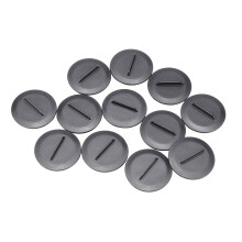 Acrylic Paper Miniature Bases Tabbed Paper Miniature Holder, Professional Game Pawns Plastic Model Bases For Wargames Table Top Games Compatible With