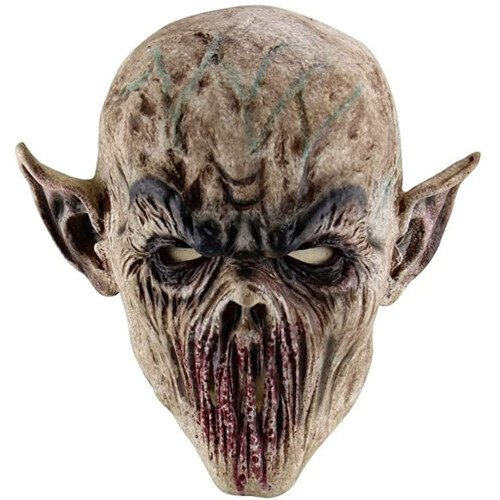 Τρομακτική μάσκα ζόμπι για το Halloween για ενήλικες, ρεαλιστική μάσκα τρόμου με 2