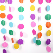 Glitzernde Papierkreise, doppelseitiger Glitzerkarton, einzigartiges Design, vormontierte Kreise für Partydekorationen, wiederverwendbare