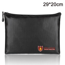 Portable Fireproof Keeper, Glass Fiber Cloth Fireproof Document Bag With Hand Strap, A4 File Size Suitable For Travel Or Office Use
