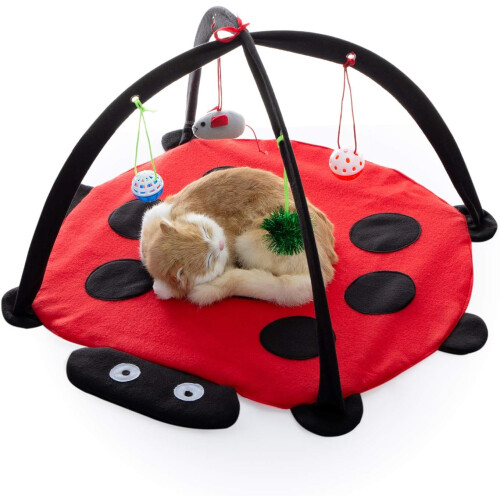 Furry Friend Oasis, Παιχνίδι Σκηνής Γάτας με Διαδραστικό Σχεδιασμό για Συναρπαστικές