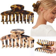 Grote haarclip voor vrouwen, antislip grip voor comfortabel haar zonder het te beschadigen, stevige haarclip voor dik haar, trendy haaraccessoire