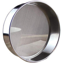 Maestro de la elaboración: Tamiz de harina de acero inoxidable para un tamizado profesional, tamizado ultrafino logrado con malla fina, fácil de