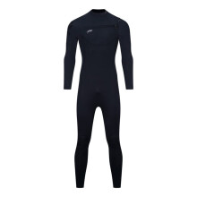 Wetsuit Men 2/3mm Neoprene Front Zip Diving Suit for Scuba Diving, Surfing, Snorkeling, Kayaking - Black, Size S