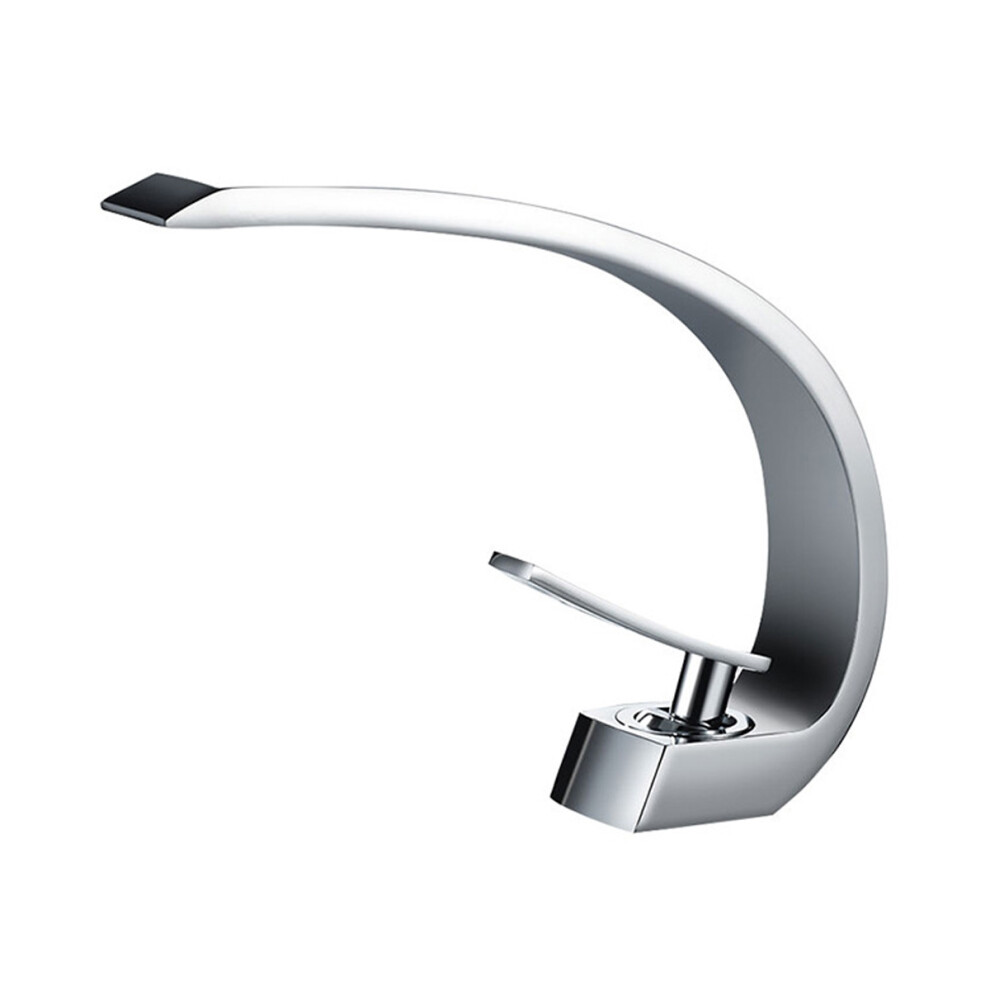 Modern Style Bathroom Faucet, Anti-Corrosion Surface For Deck Mount Installation, Solid Brass Construction Ensures Durability, Easy Installation With 9148971551075