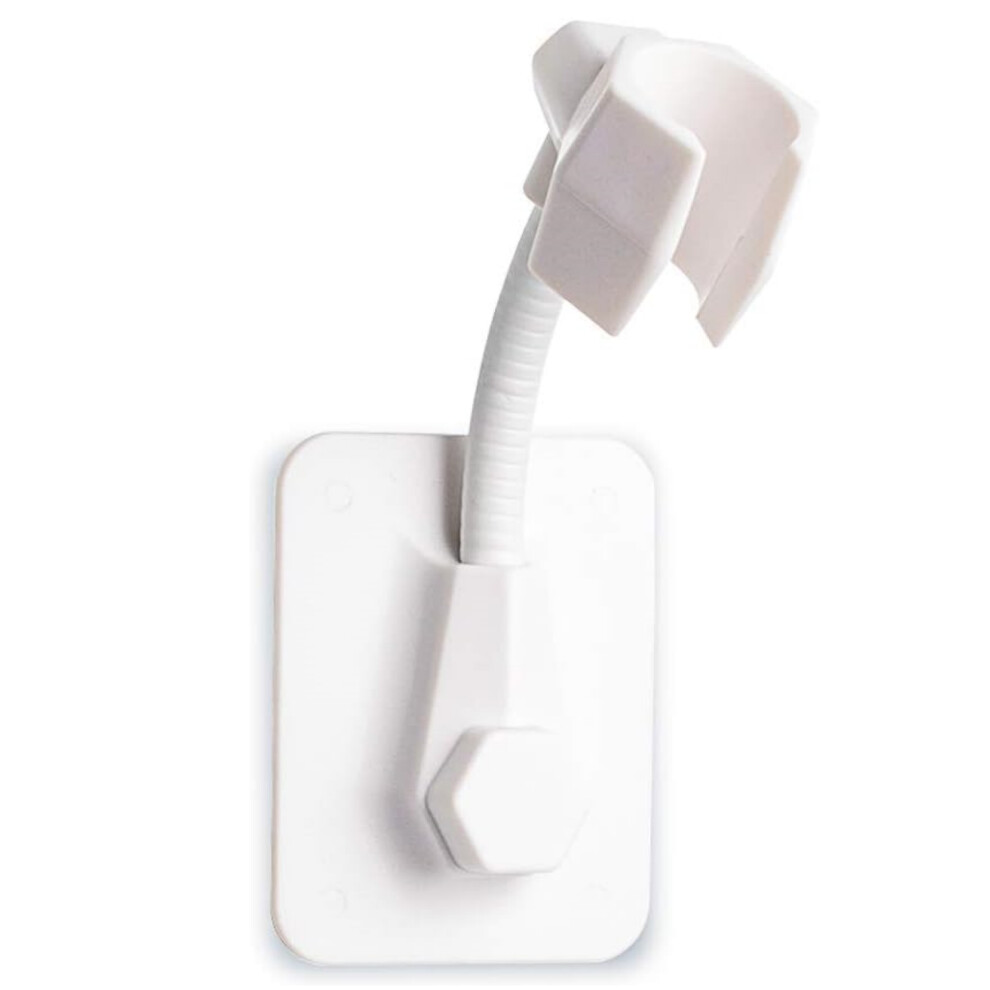 Super Powerful Adhesion Shower Head Holder, Environmentally Friendly Abs Material For 360 Adjustable Bracket, No Drill Installation In Bathrooms 9148971551419