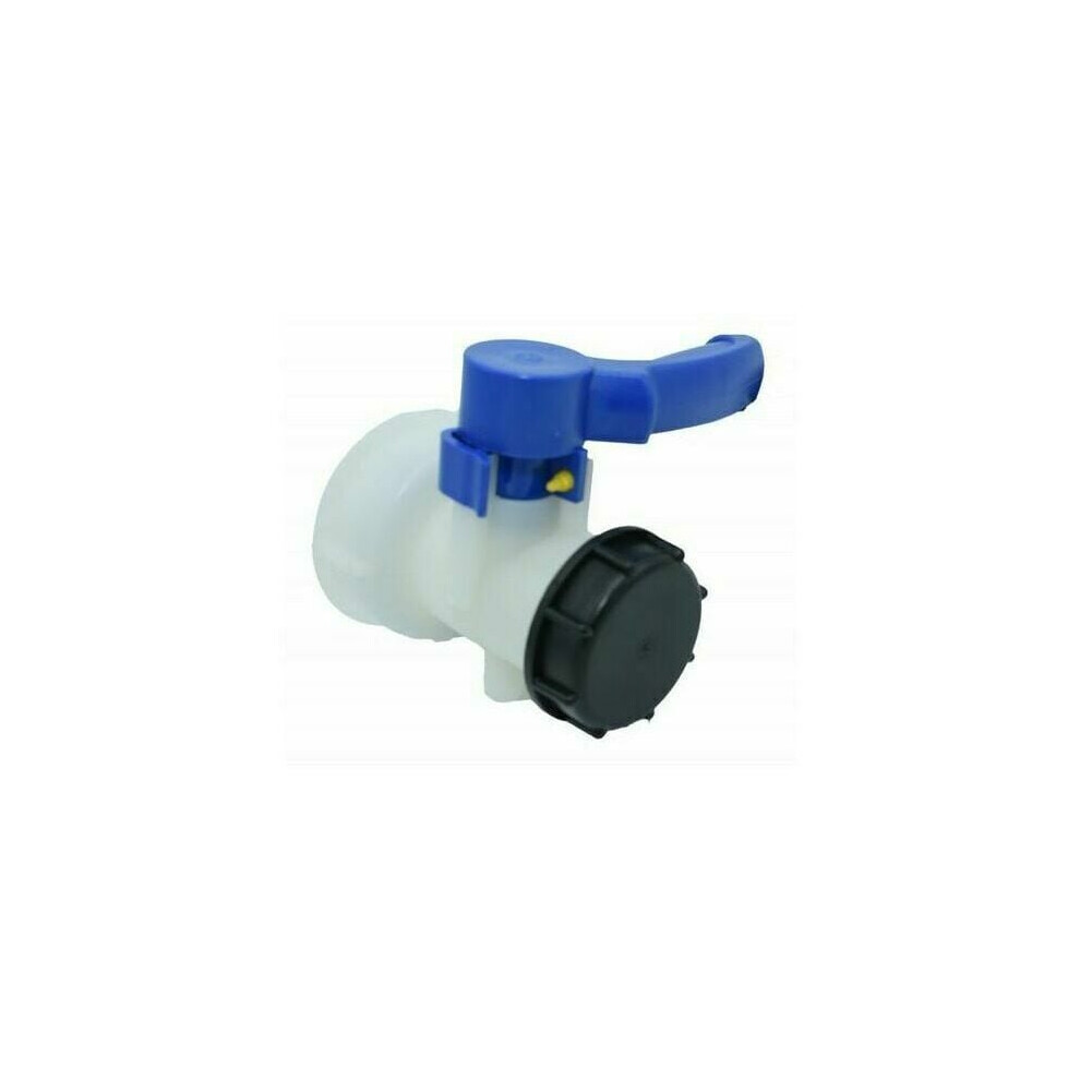Tank Adapter For Ibc Tote, Leak-Proof Ibc Tote Tank Adapter Plastic 1000L Ibc Water Container Butterfly Valve Switch For Chemical Process Application 9441426908661