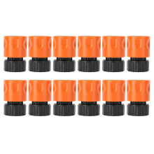 Raccords universels pour tuyau d'arrosage, 12 pièces, raccords robustes en plastique de 3/4 pouce, raccords rapides offrant une bonne étanchéité.