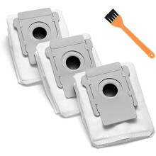 Verzegelde stofzuigerzakken met hoge filtratie-efficiëntie, herbruikbaar, 3 stuks, voor iRobot Roomba I7, I7+, S9+, E5, E6, milieuvriendelijk.
