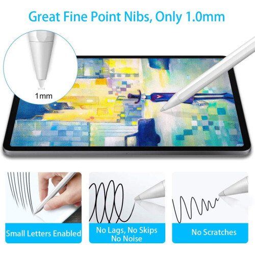 Μαγνητική γραφίδα για το Apple iPad Pro 2018-2020, γρήγορη φόρτιση Pixel Precision Active Pencil, εργαλείο 2