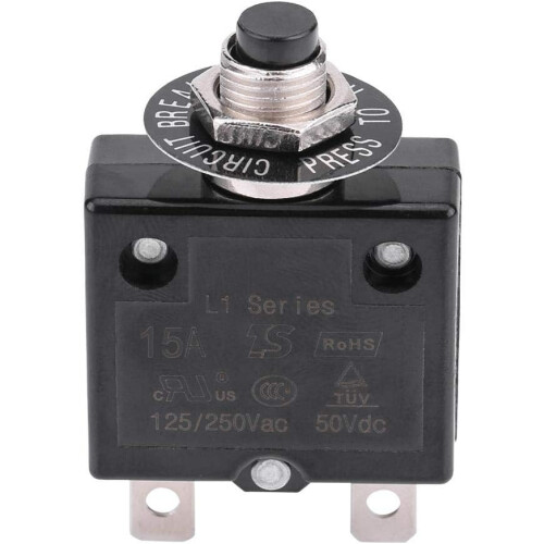 Θερμικός διακόπτης Compact15A, χειροκίνητη επαναφορά για προστασία από υπερφόρτωση, 2